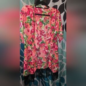 Floral kimono